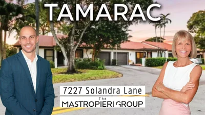 Lake Colony Tamarac Property Tour | 7227 Solandra Ln
